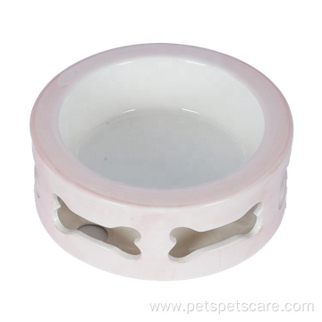 Customizable Puppy Dog Ceramic Dog Bowl